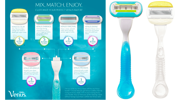 Gillette® Venus® Embrace® and Venus & Olay™ Razors