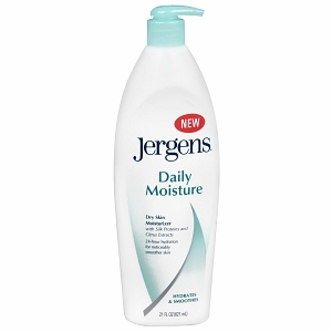 Jergens Daily Moisture Dry Skin Moisturizer with Silk Proteins and Citrus Extracts