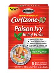 Cortizone 10 Poison Ivy Relief Pads
