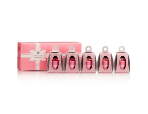 Perfect Formula Pink Gel Coat 5 Mini Ornaments