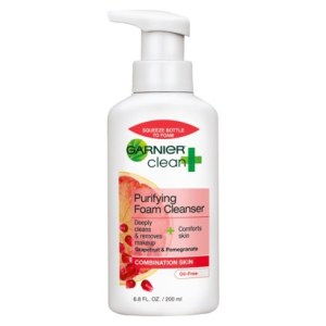 Garnier® Clean + Purifying Foam Cleanser For Combination Skin 