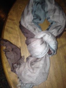 Tilo Scarves Modal Gradation Scarf in Raisin