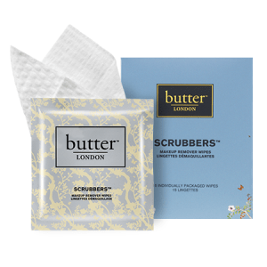 butter LONDON Scrubbers Makeup Remover Wipes