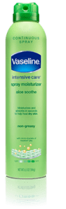 Vaseline Intensive Care Aloe Soothe Spray Moisturizer