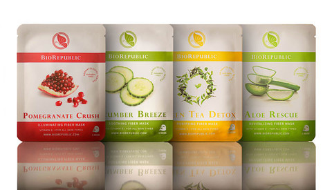 BioRepublic Sheet Masks 4 Mask Set