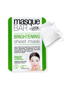 Masque Bar by Look Beauty Brightening Sheet Mask