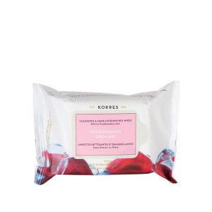 KORRES Pomegranate Cleansing & Make Up Removing Wipes