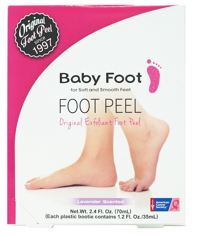 Baby Foot Pink Ribbon Box